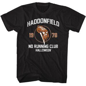 Halloween No Running Club Black T-Shirt 93